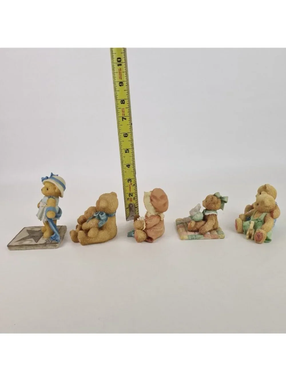 Set Of 5 Cherished Teddies Bette Prudence Camille 912808 Porcelain Figurines